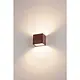 SLV 1002034 SITRA CUBE led outdoor wand- en plafondopbouwlamp roestkleurig