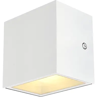 SLV 1002033 SITRA CUBE  led outdoor wand- en plafondopbouwlamp 3000K IP65 wit