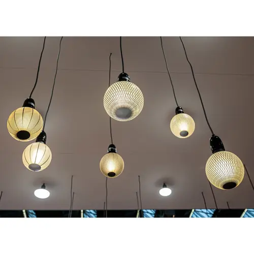 Bailey 143105 E27 LED orient dots G125 4W grijs