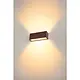 SLV 1005157 SITRA L UP/DOWN led buiten wandopbouwarmatuur roestkleurig IP65