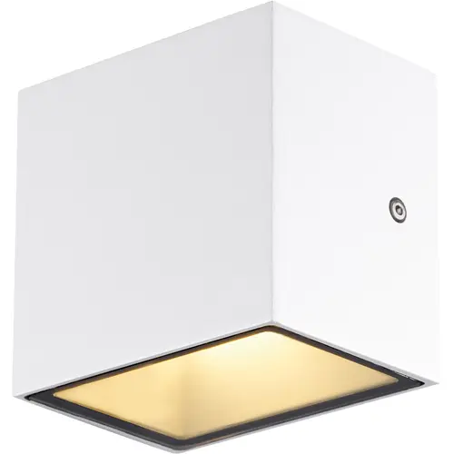 SLV 1005149 SITRA S SINGLE led buiten wandopbouwarmatuur wit IP65