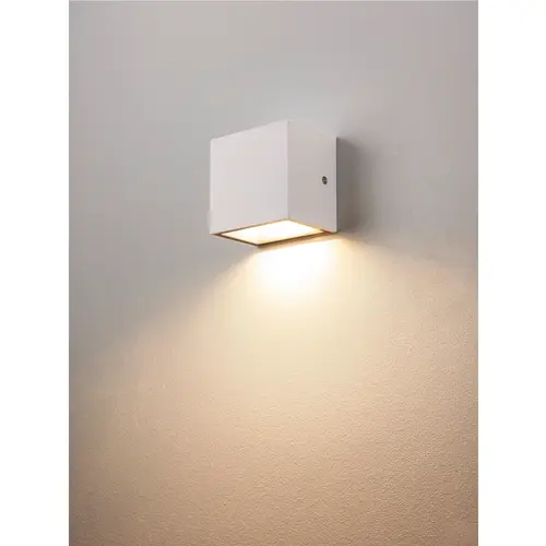 SLV 1005149 SITRA S SINGLE led buiten wandopbouwarmatuur wit IP65