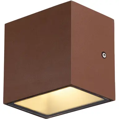 SLV 1005150 SITRA S SINGLE Led Outdoor wandopbouwarmatuur roestkleurig IP65
