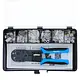 Klemko ATK-EZRJ45-T assortimentsdoos RJ11 RJ12 RJ45 CAT5E CAT6 met modulaire multitang