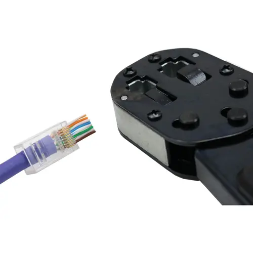 Klemko ATK-EZRJ45-T assortimentsdoos RJ11 RJ12 RJ45 CAT5E CAT6 met modulaire multitang
