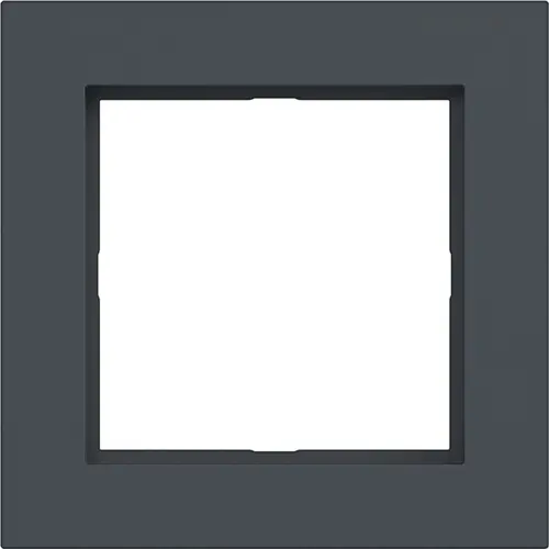 Hager Berker WAD6100AT afdekraam 1-voudig A1 antraciet mat