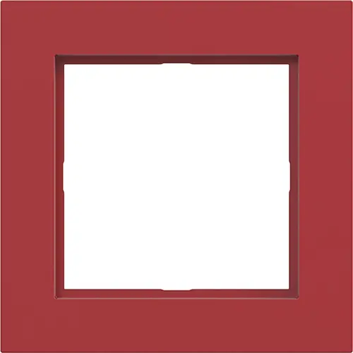 Hager Berker WAD6100RG afdekraam 1-voudig A1 rood glans