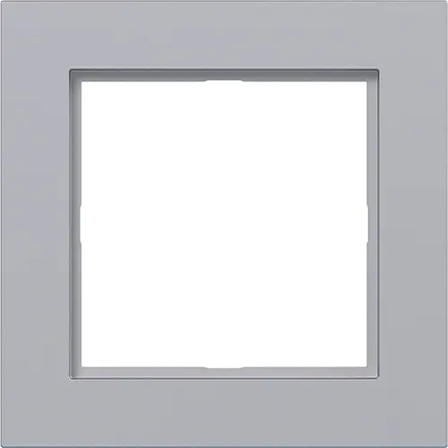 Hager Berker WAD6100TA afdekraam 1-voudig A1 titaan mat