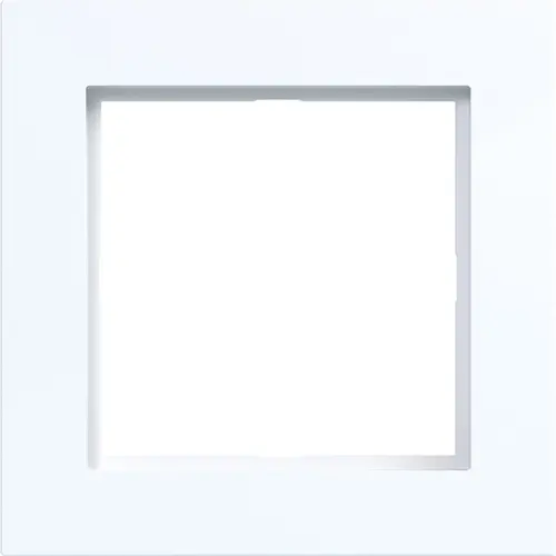 Hager Berker WAD6100WG afdekraam 1-voudig A1 lichtwit glans