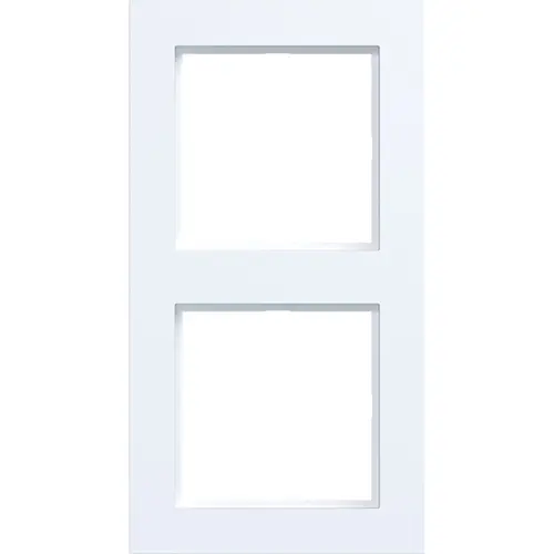 Hager Berker WAD6200WM afdekraam 2-voudig A1 lichtwit mat