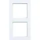 Hager Berker WAD6200WM afdekraam 2-voudig A1 lichtwit mat