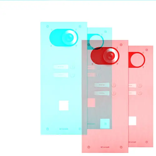 Comelit IX0102CO switch rvs deurbelpaneel met 2