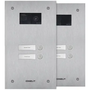 Comelit IX0102U steelswitch rvs deurbelpaneel