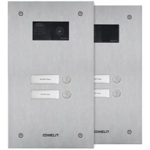 Comelit IX0102U steelswitch rvs deurbelpaneel