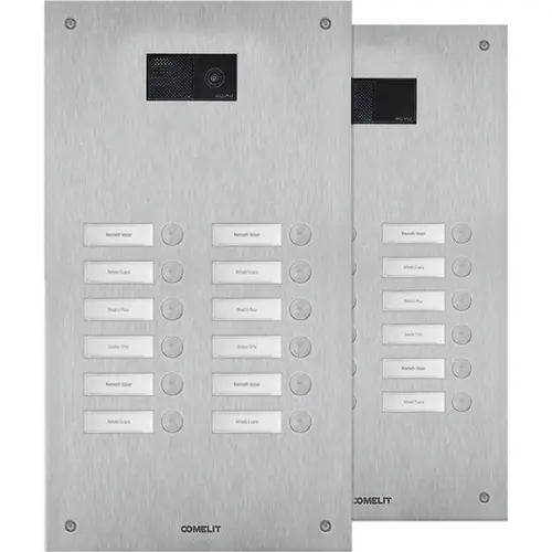 Comelit IX0212U steelswitch rvs deurbelpaneel