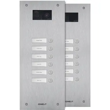 Comelit IX0106U steelswitch rvs deurbelpaneel