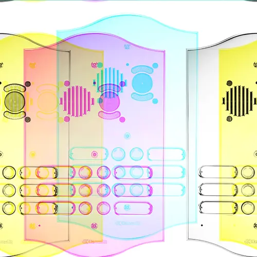 Comelit 3206/2/RI roma messing paneel t.b.v. 468