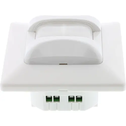 Klemko IB-PIR-W/LED Lumiko inbouw muur bewegingsmelder 2-draads voor LED-lampen 100W wit