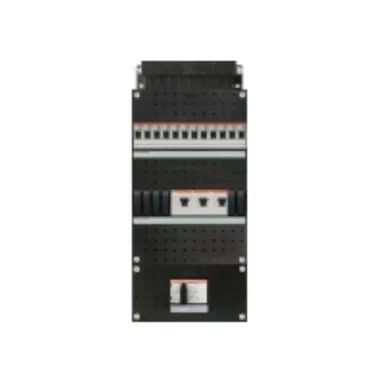 ABB Haf HAD343434-222+HS404 groepenkast 3-fase 12-groepen 3x aardlekschakelaar + hoofdschakelaar