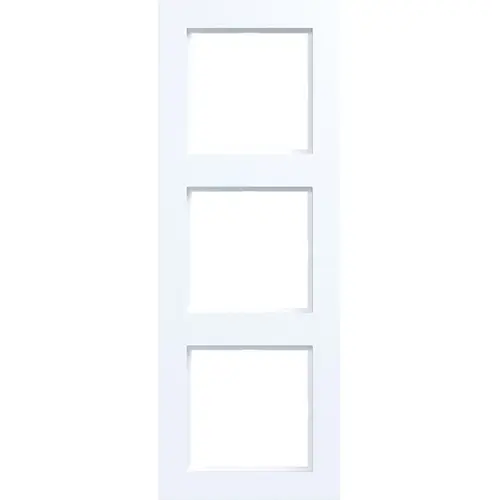 Hager Berker WAD6300WM afdekraam 3-voudig A1 lichtwit mat