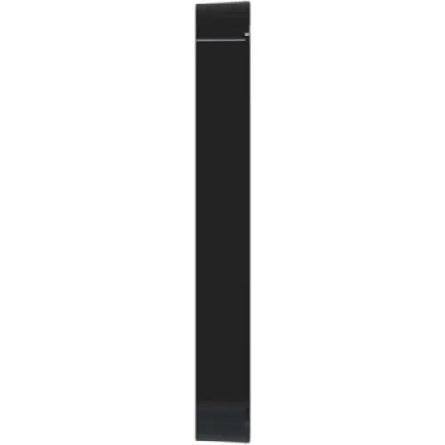 Hager Berker WAD7100BG afdekraam 1-voudig C1 nachtzwart glans