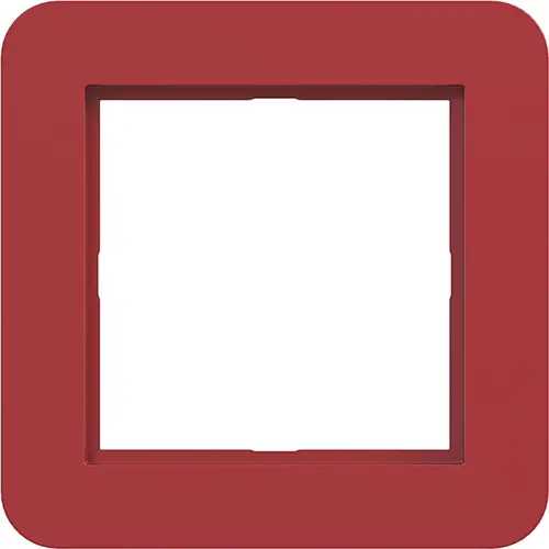 Hager Berker WAD7100RG afdekraam 1-voudig C1 rood glans