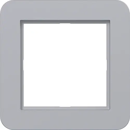 Hager Berker WAD7100TA afdekraam 1-voudig C1 titaan mat