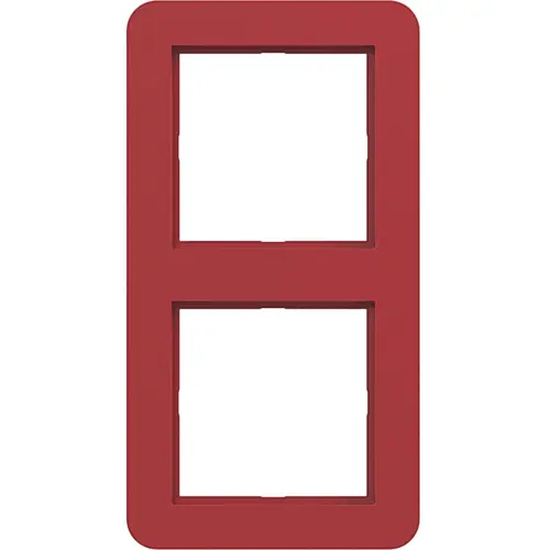 Hager Berker WAD7200RG afdekraam 2-voudig C1 rood glans