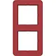 Hager Berker WAD7200RG afdekraam 2-voudig C1 rood glans