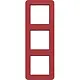 Hager Berker WAD7300RG afdekraam 3-voudig C1 rood glans