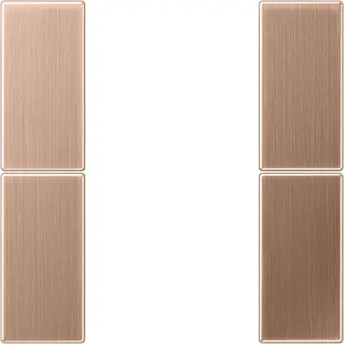 JUNG BRG 2502 TSA tasterset F50 LS990 geborsteld brons