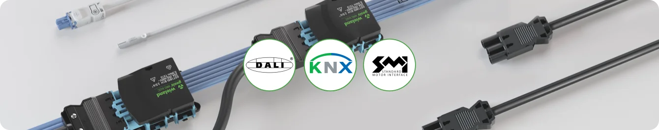 Wieland stekkerbare bekabeling voor binnen