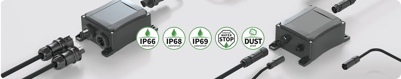 Wieland stekkerbare bekabeling voor buiten