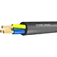 Donne RMRL 3G0.75 R100 rubberleiding 3 x 0.75 mm² rol 100 meter zwart