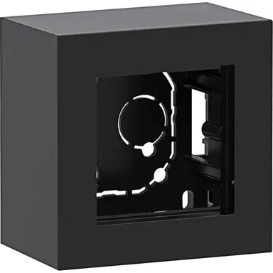 Hager Berker WAD8110BG opbouwbak 1-voudig A8 nachtzwart glans