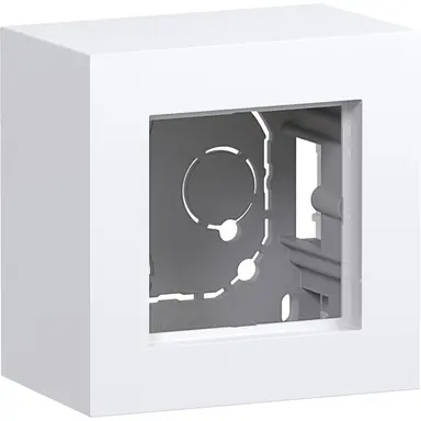 Hager Berker WAD8110WG opbouwbak 1-voudig A8 lichtwit glans
