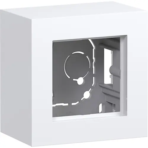 Hager Berker WAD8110WG opbouwbak 1-voudig A8 lichtwit glans