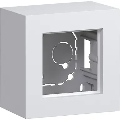 Hager Berker WAD8110WM opbouwbak 1-voudig A8 lichtwit mat