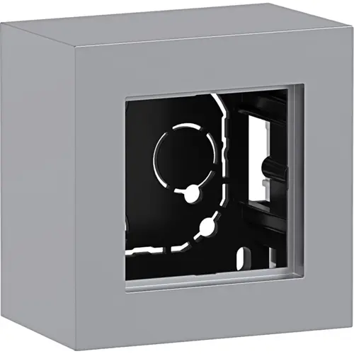 Hager Berker WAD8110TA opbouwbak 1-voudig A8 titaan mat