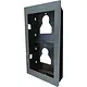 Comelit UT9162 ultra inbouw frame 2-voudig aluminium zilver