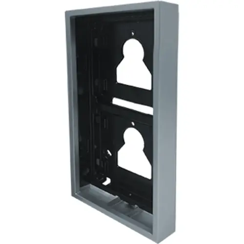 Comelit UT9172 ultra opbouwbehuizing 2 modulen aluminium zilver