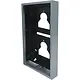Comelit UT9172 ultra opbouwbehuizing 2 modulen aluminium zilver