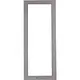 Comelit 3311/3S afdekraam 3-voudig inbouw aluminium zilver
