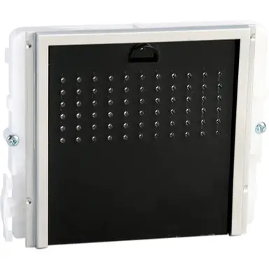 Comelit 33400 audiomodule systeemonafhankelijk 0 drukkers zwart aluminium kunststof