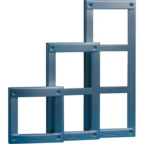 Comelit 3161/2 vandalcom frame 2-voudig inbouw aluminium bruin