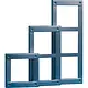 Comelit 3161/1 vandalcom frame 1 module inbouw aluminium bruin