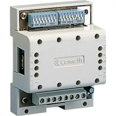 Comelit 1224A deurselector Simplebus audio-video 2-draads DIN-rail 4 DIN kunststof