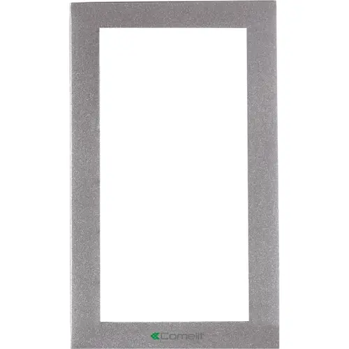Comelit 3311/2S deurstation afdekraam 2-voudig inbouw aluminium zilver