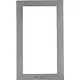 Comelit 3311/2S deurstation afdekraam 2-voudig inbouw aluminium zilver