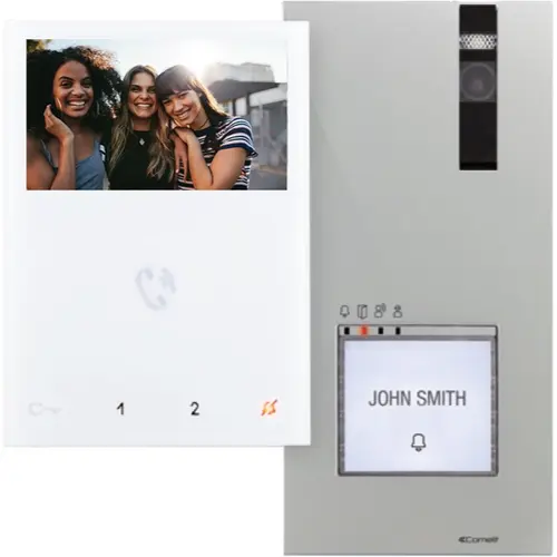 Comelit 8461V videodeurintercom kit quadra mini HF 2-draads handsfree